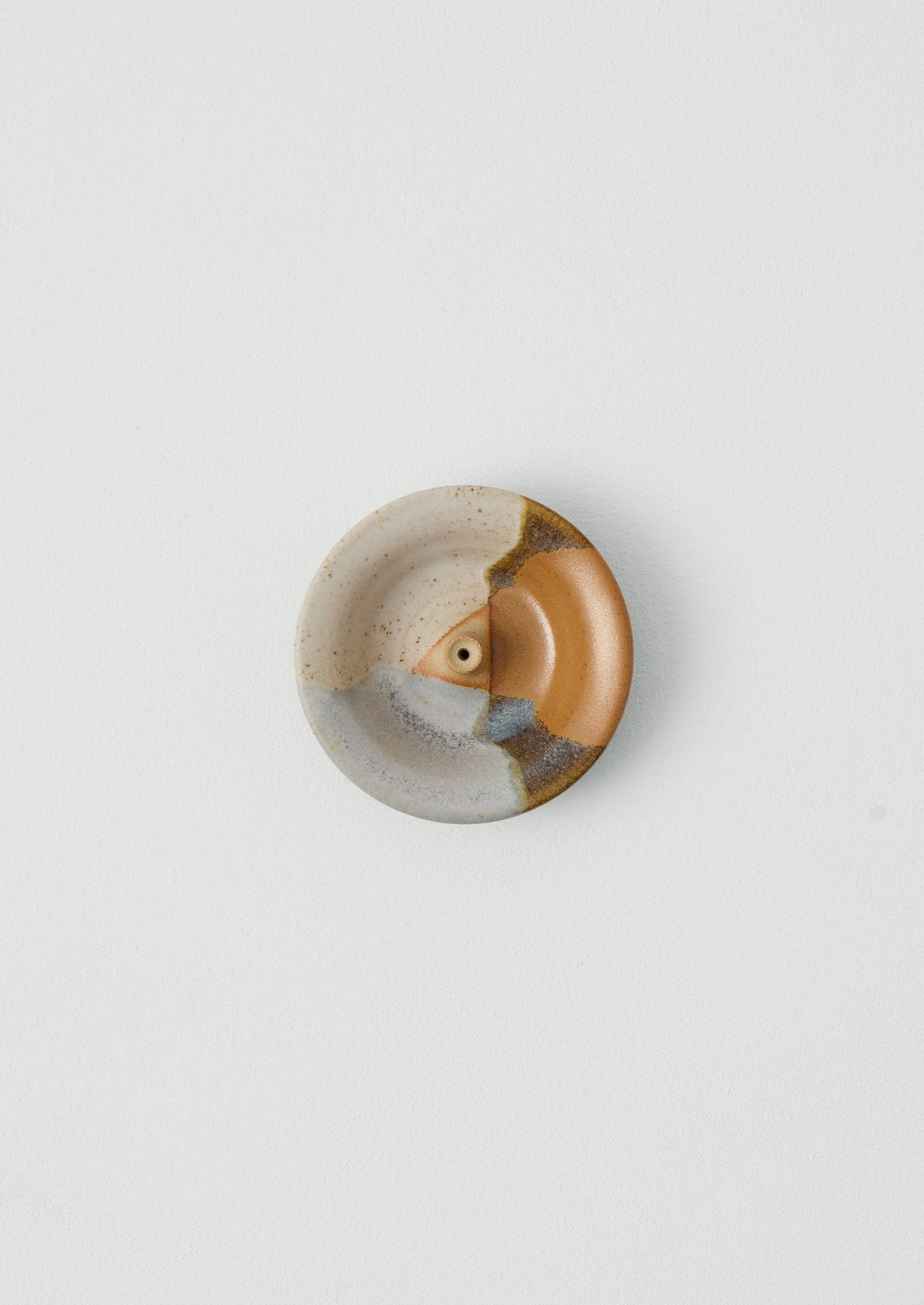 Liz Vidal Dipped Incense Holder | Rust/Grey