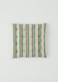 Market Stripe Hand Woven Seat Pad | Basil/Poppy