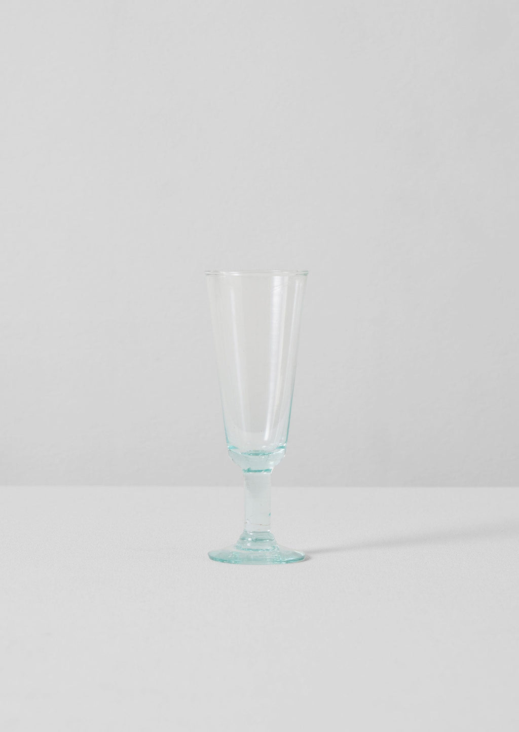 Recycled Bolivian Champagne Glasses Set | Clear