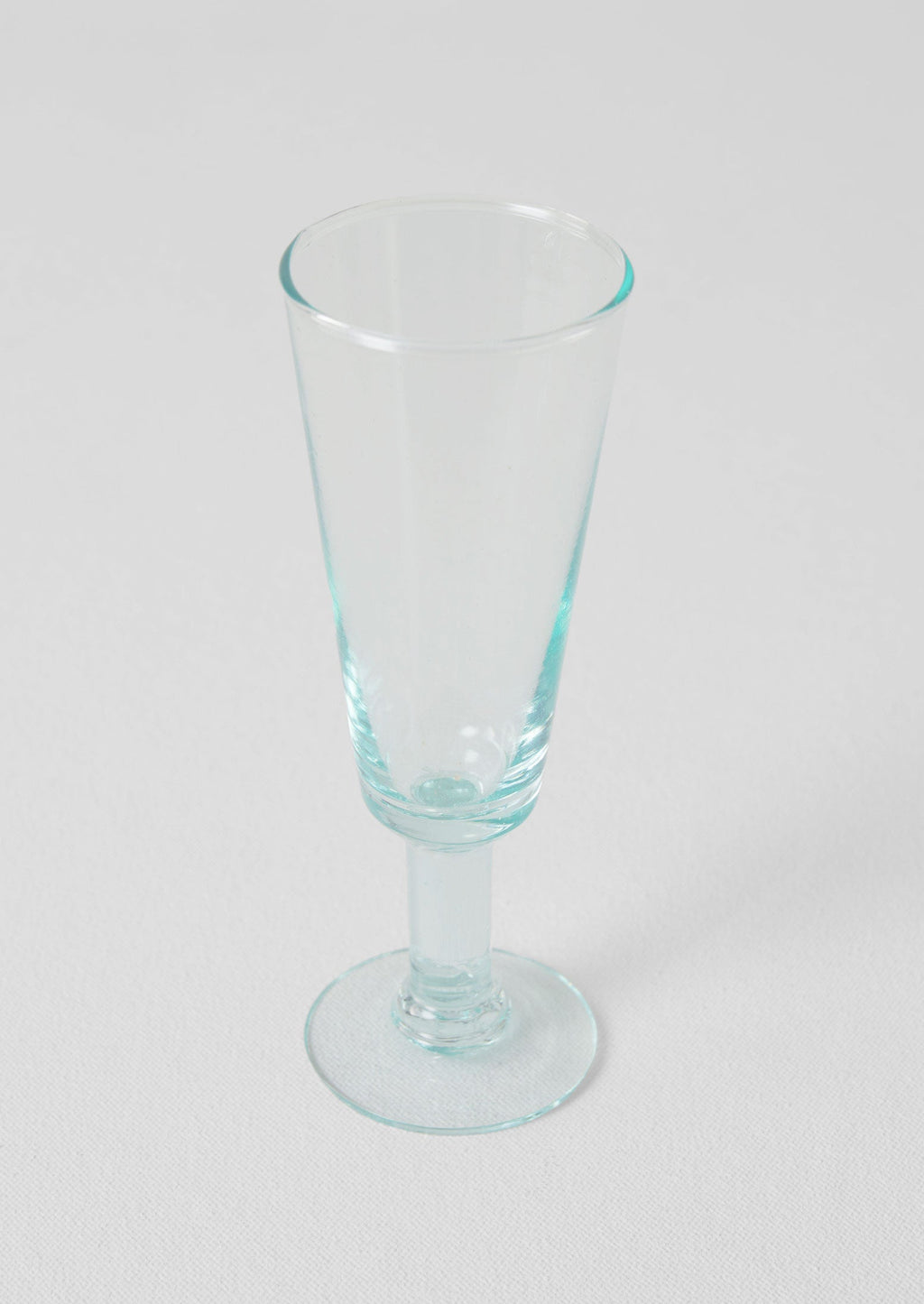 Recycled Bolivian Champagne Glasses Set | Clear