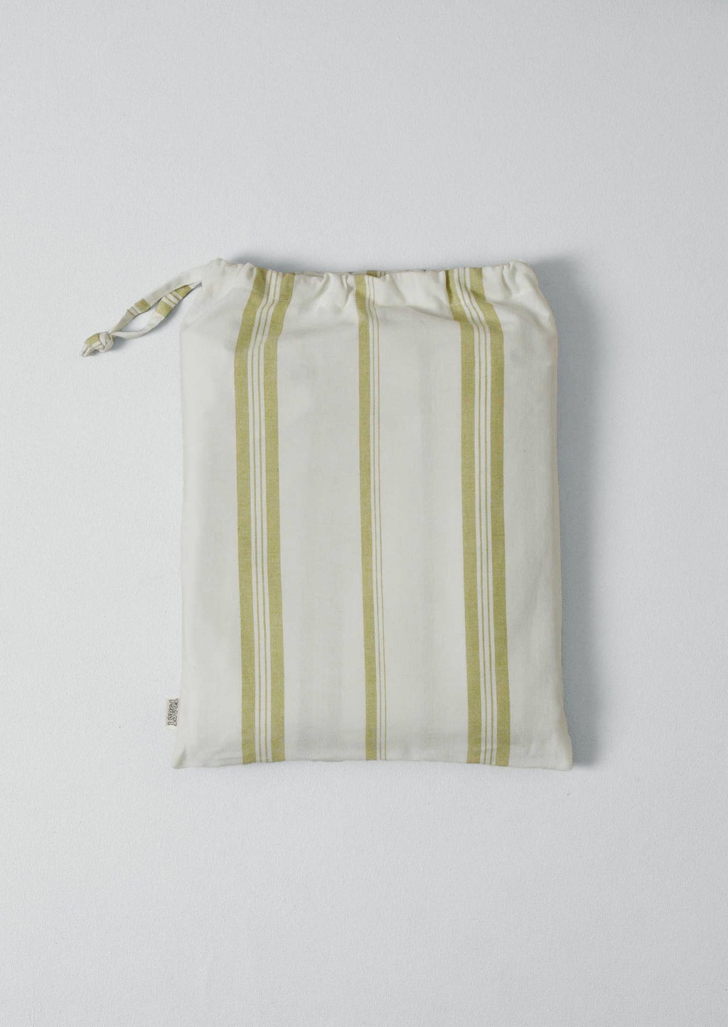 Sail Stripe Shower Curtain | Chalk/Fern