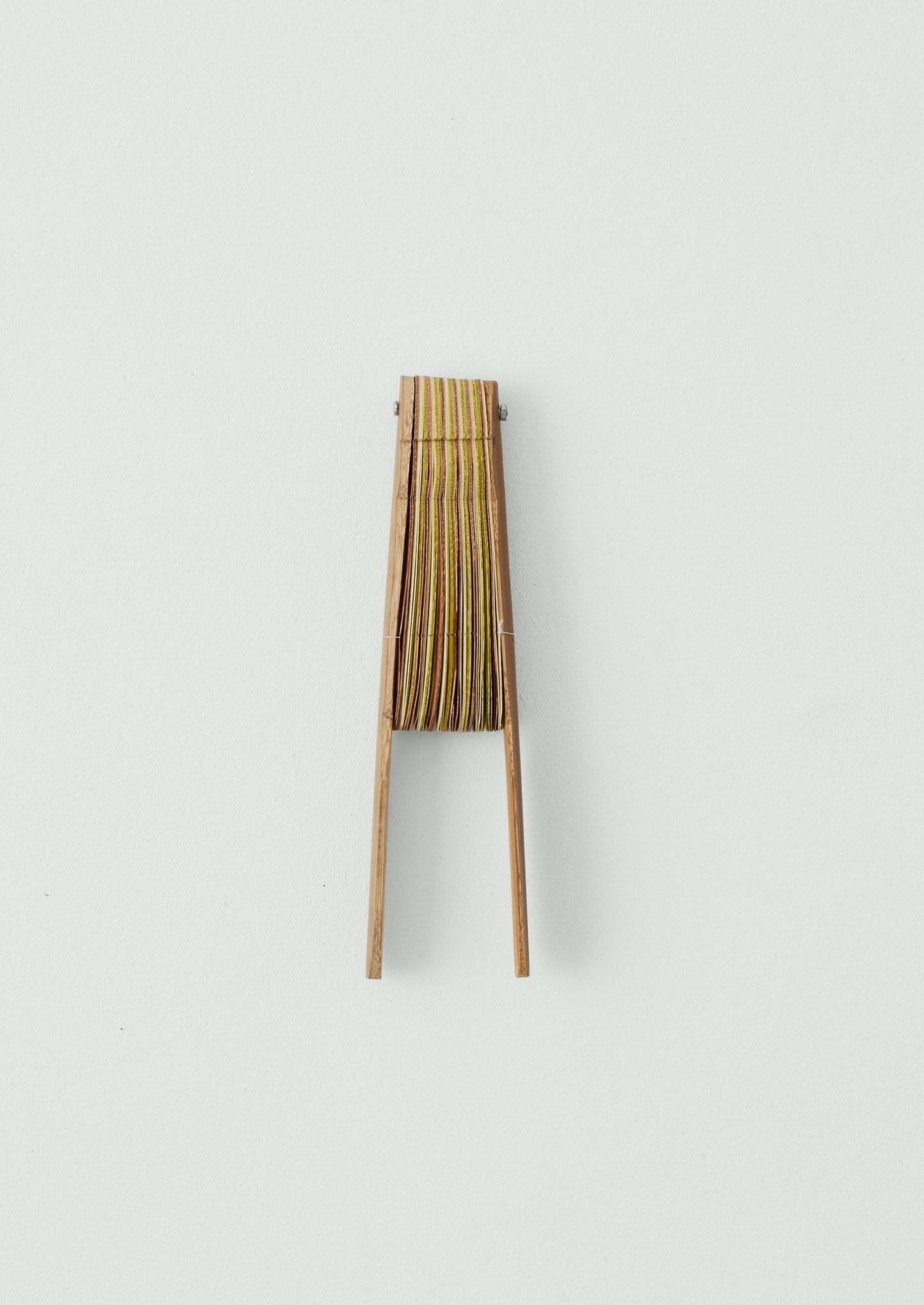 Khmer Fan | Carmine Red/Yellow
