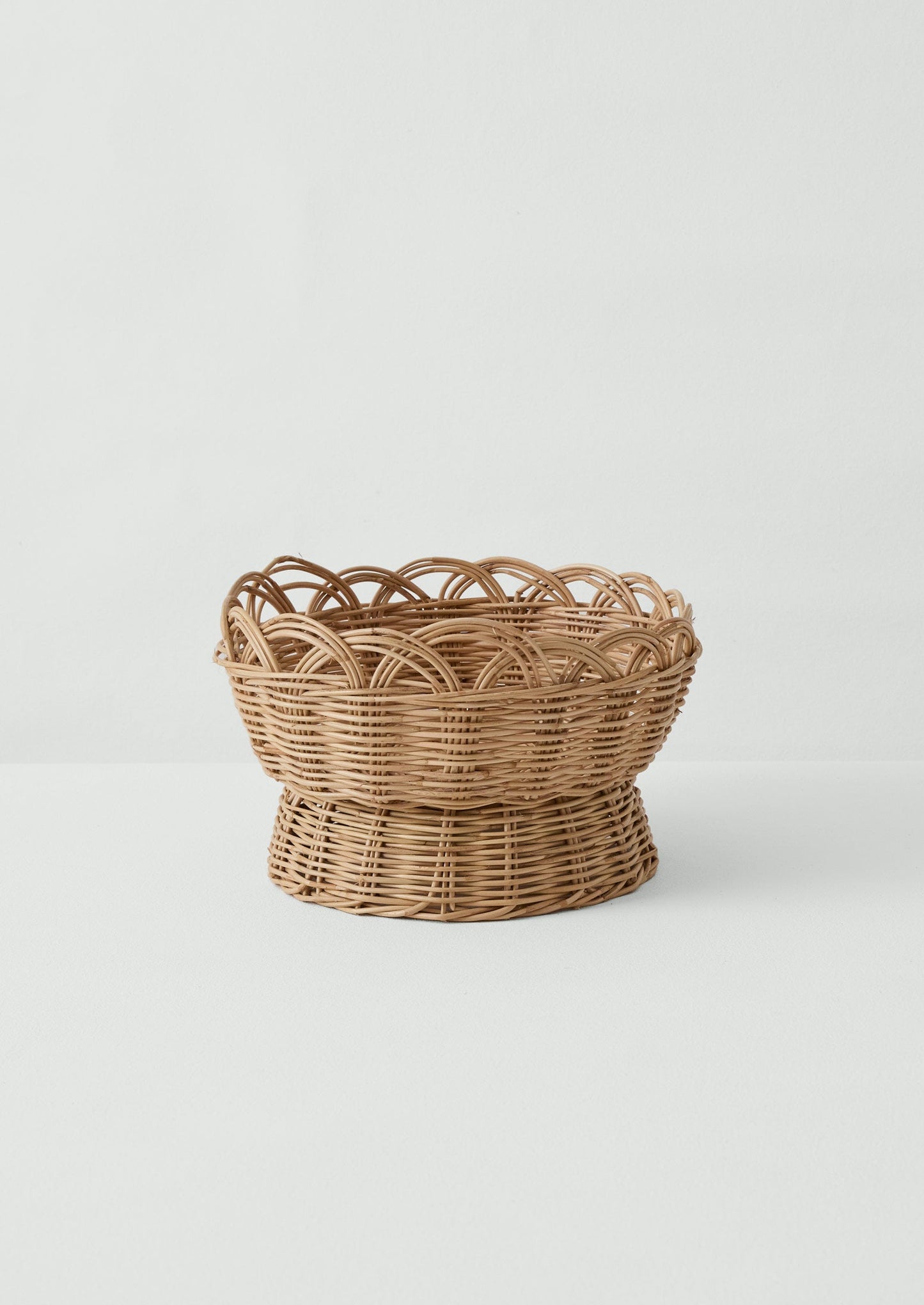Handwoven Wicker Fruit Bowl | Natural