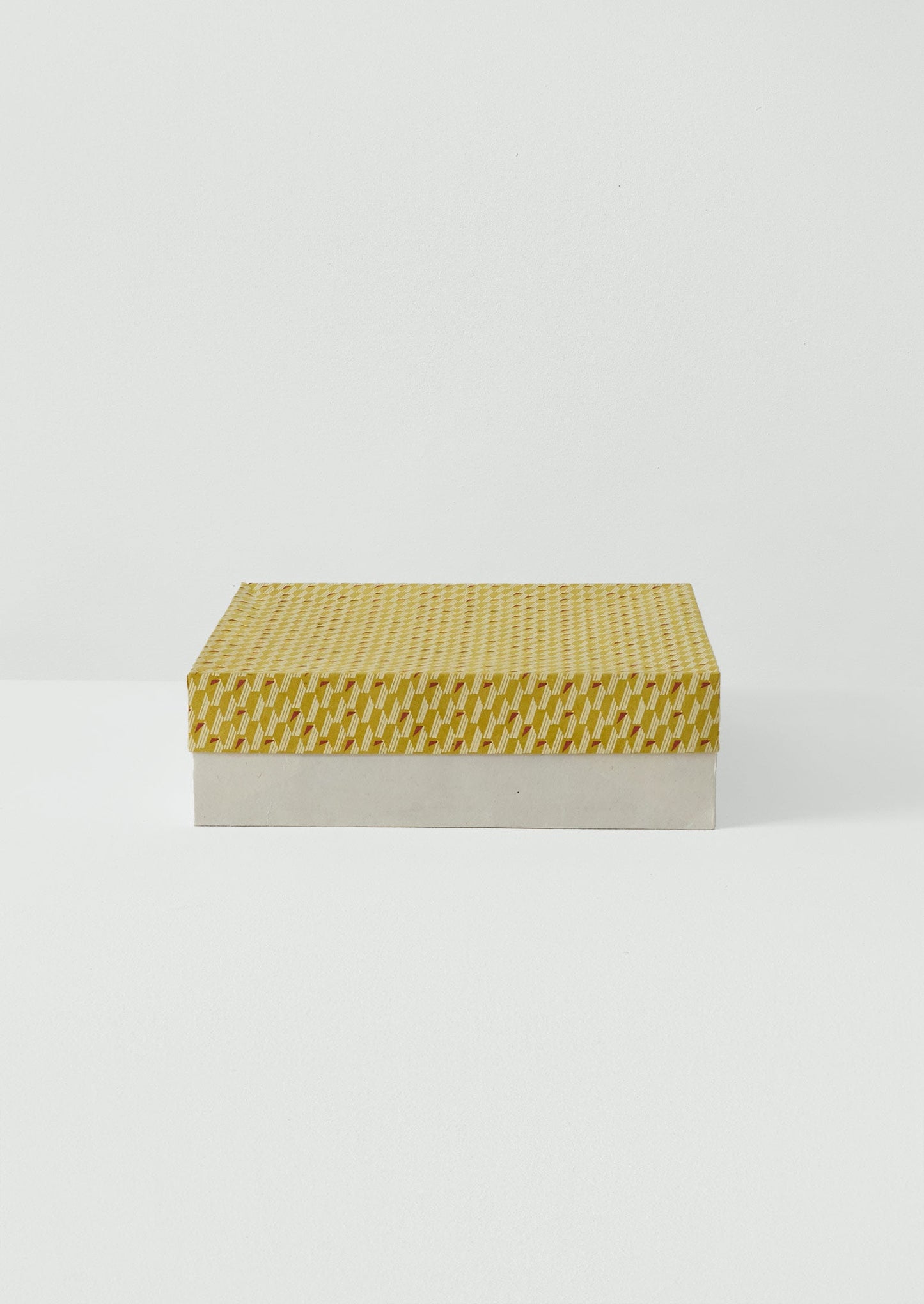 Lokta Paper Gift Box | Ochre/Ecru