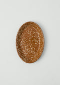 Speckle Enamel Platter | Cumin/Cream