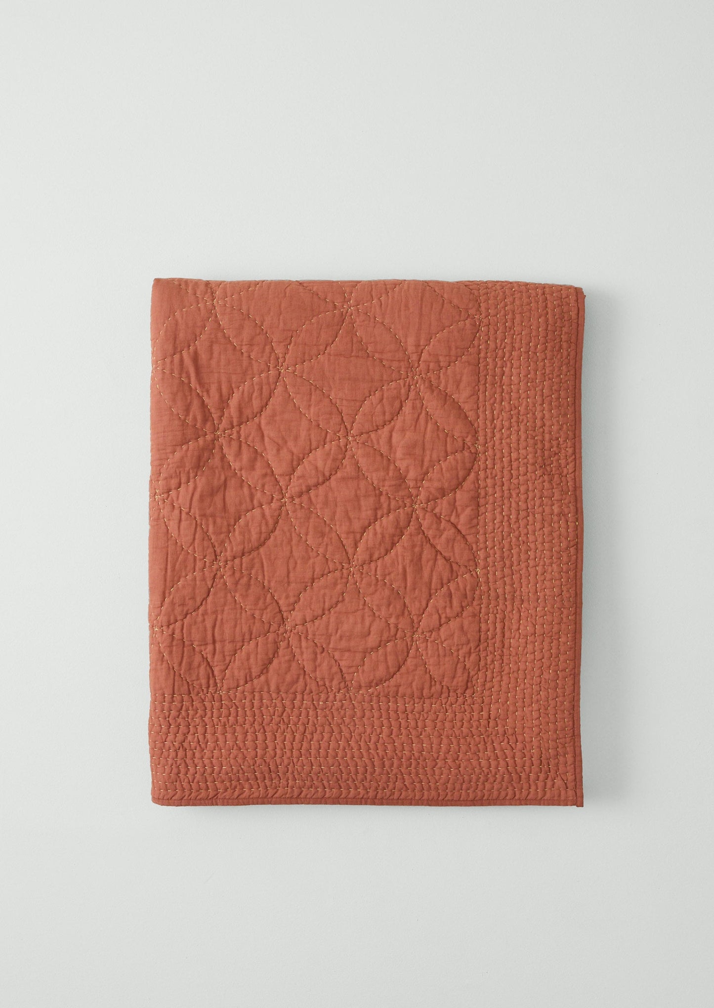 Sicily Stitch Lightweight Quilt | Blush/Lavender