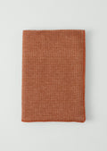 Jacquard Dot Wool Blanket | Rust