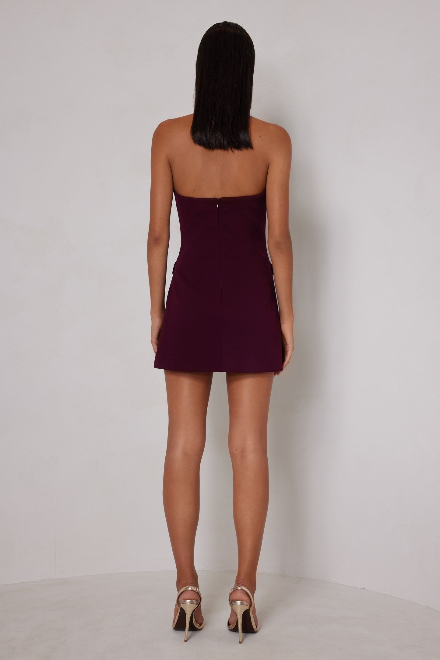 Jillian Dress - Deep Plum