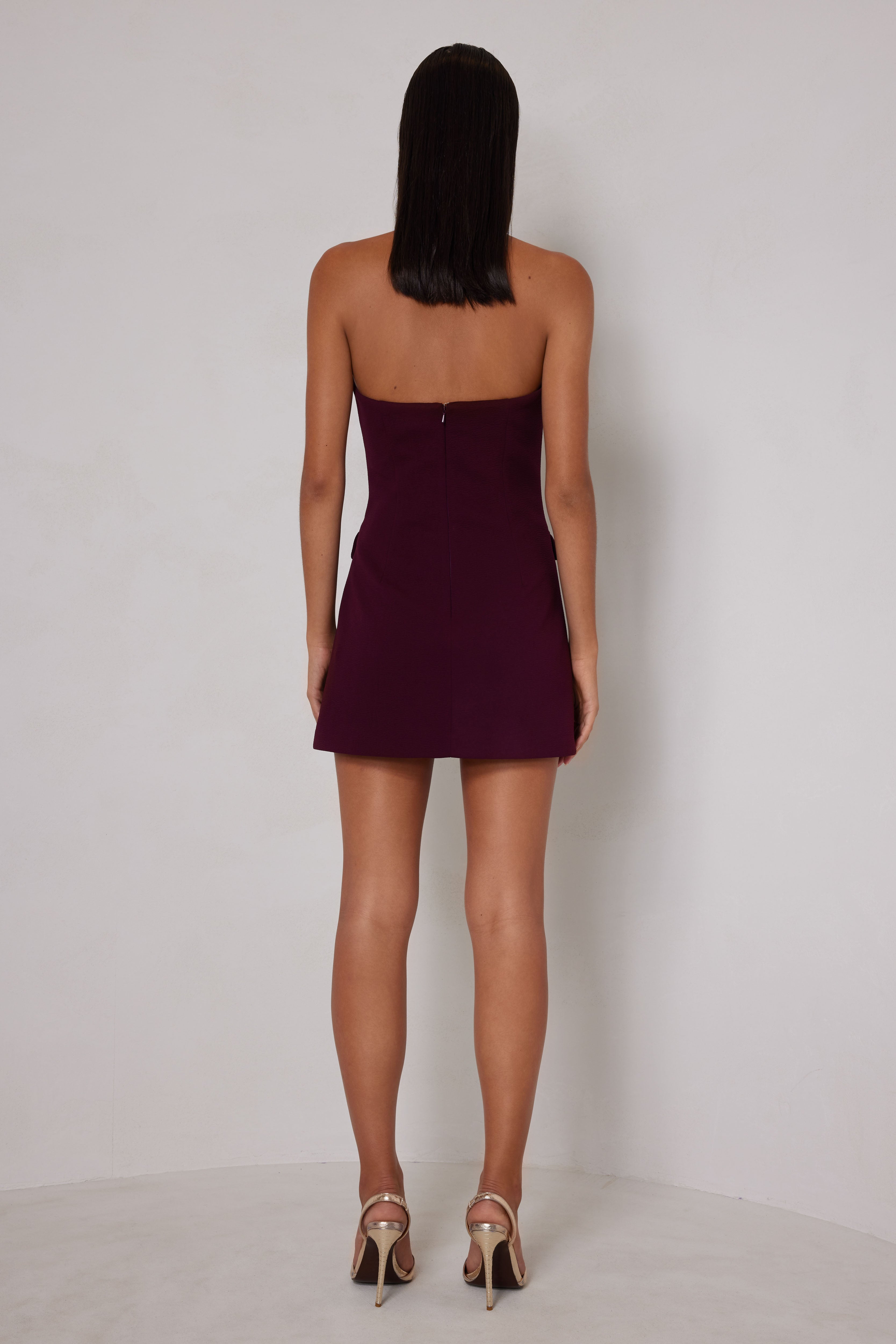 Jillian Dress - Deep Plum