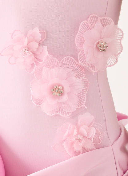 Kimana Halter Mini Dress - Pink