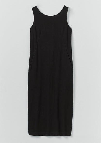 Lydia Jersey Shift Dress | Washed Black