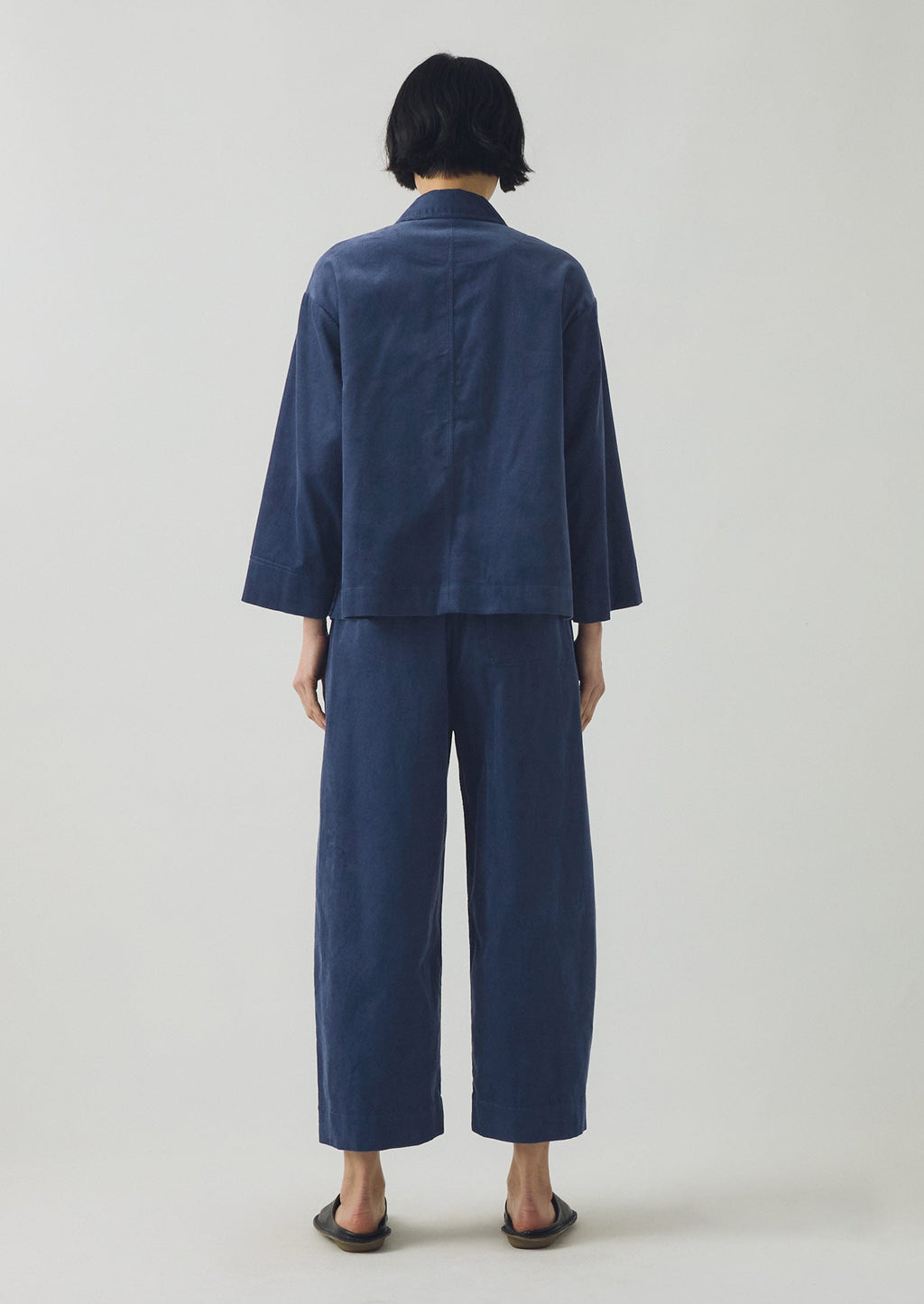 Organic Cord Shirt | Denim Blue
