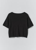 Knitted Cotton Linen Tee | Slate