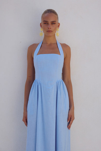 Locklea Midi Dress - Ice blue