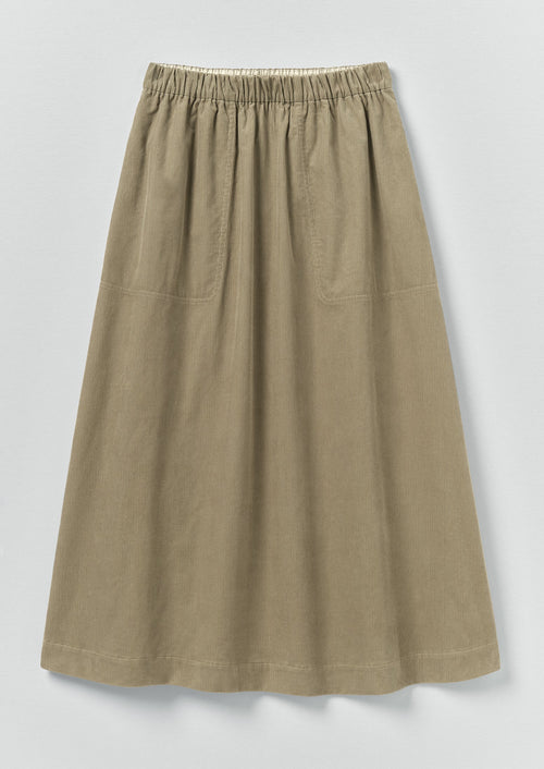 Organic Cord Pull On Skirt | Spelt