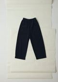 Organic Cord Barrel Leg Trousers | Charcoal