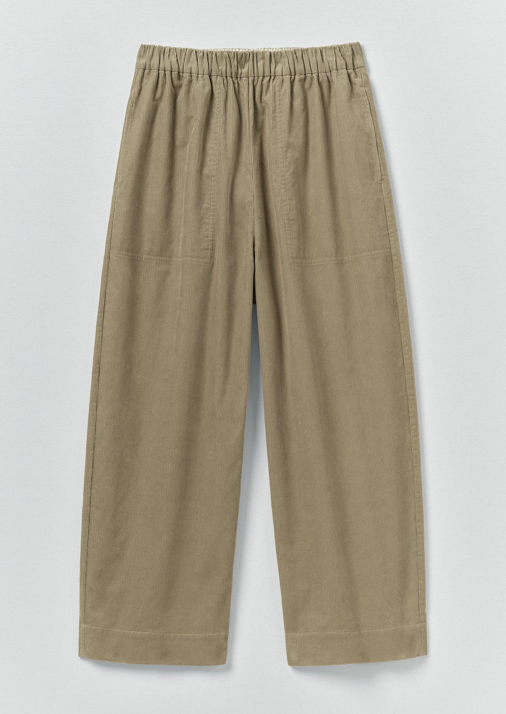 Organic Cord Barrel Leg Trousers | Spelt