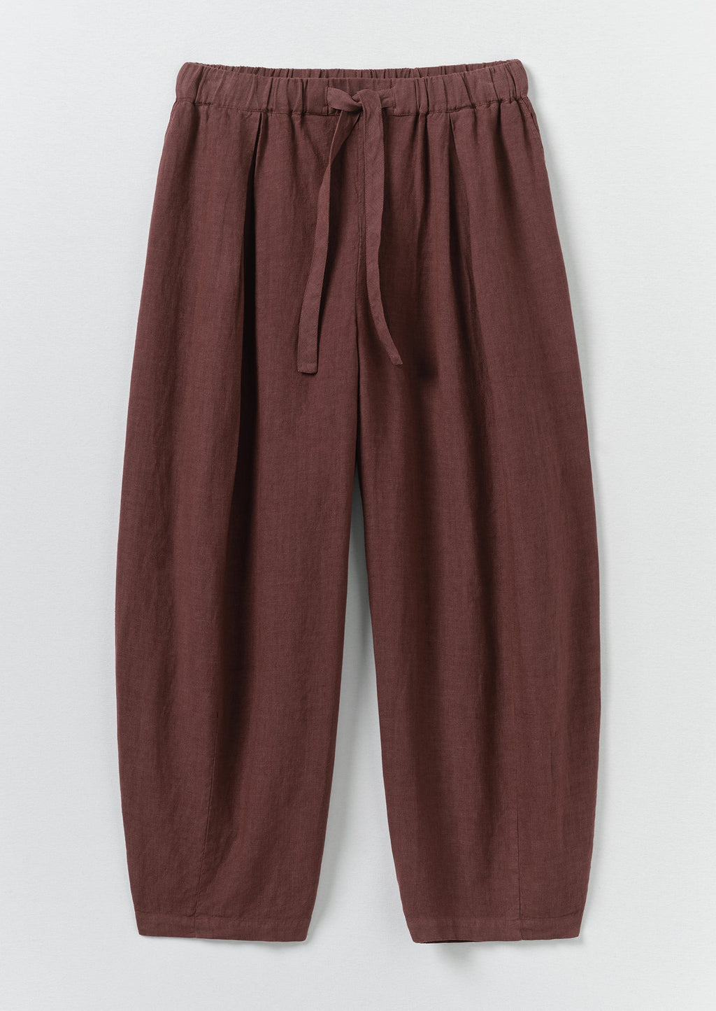 Minako Garment Dyed Linen Trousers | Fig
