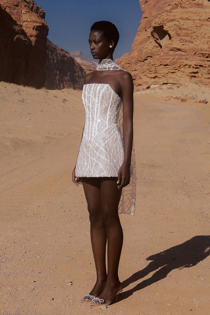 Leora Dress - White
