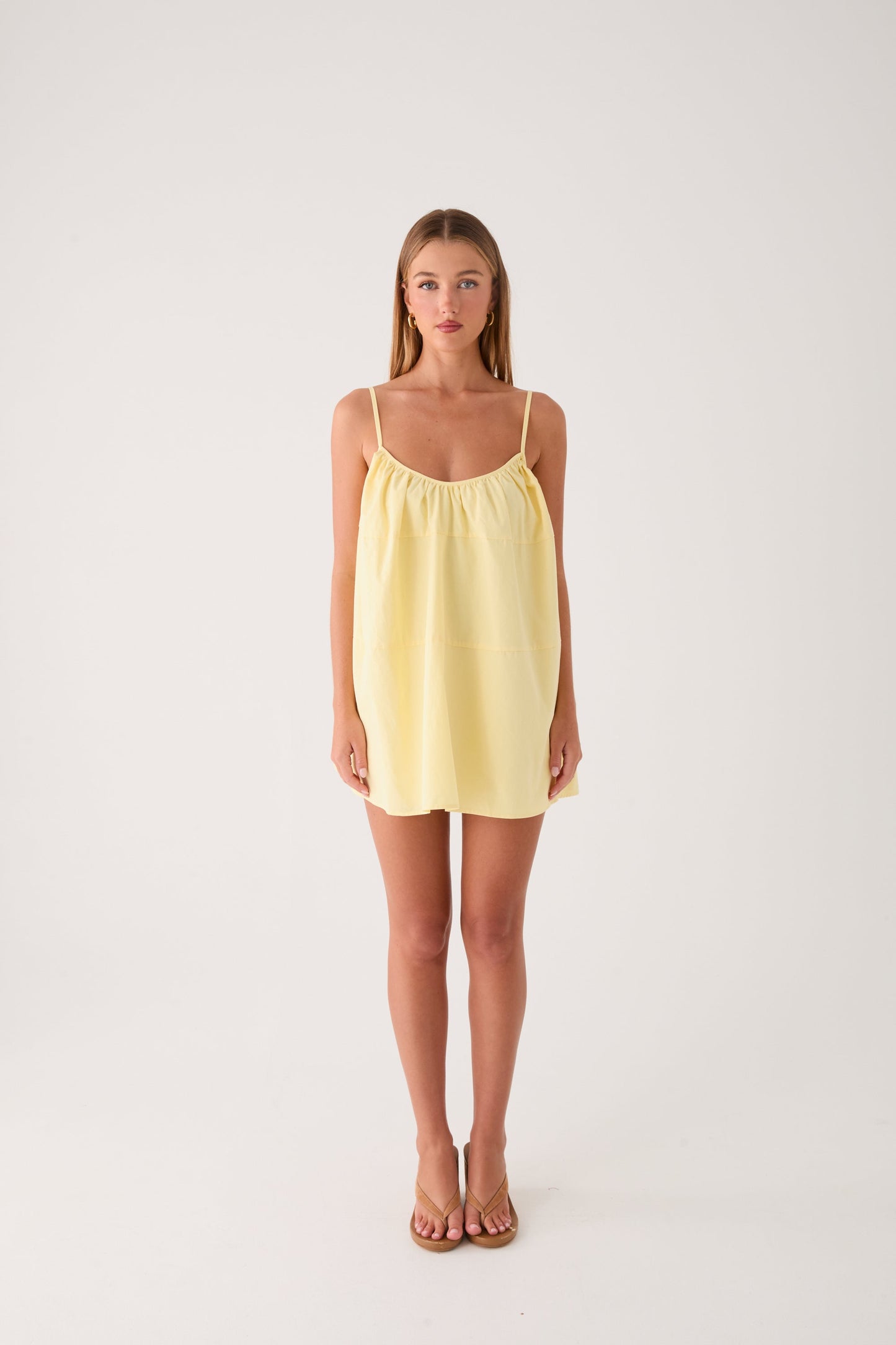 Lorima Mini Dress - Lemon