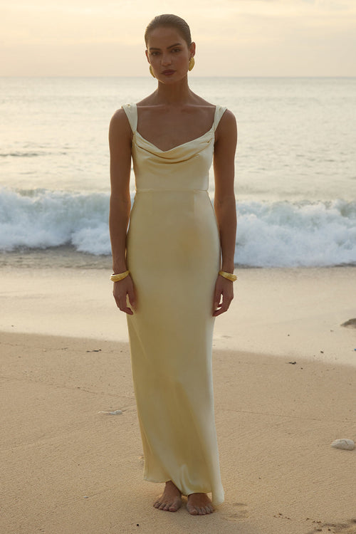 Margot Maxi Dress - Lemon