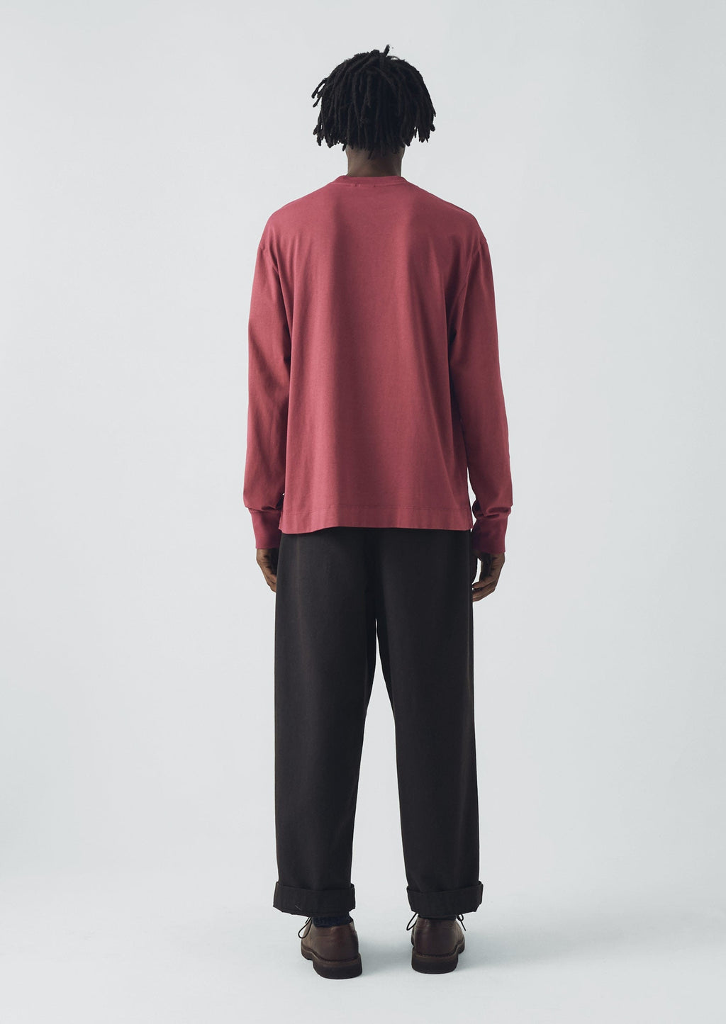 Long Sleeve Crew Neck Tee | Apple Butter
