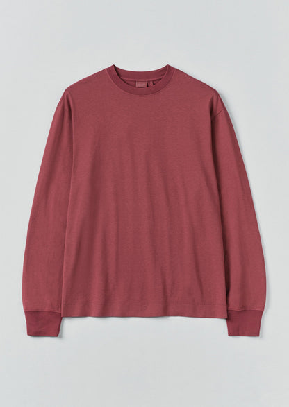 Long Sleeve Crew Neck Tee | Apple Butter
