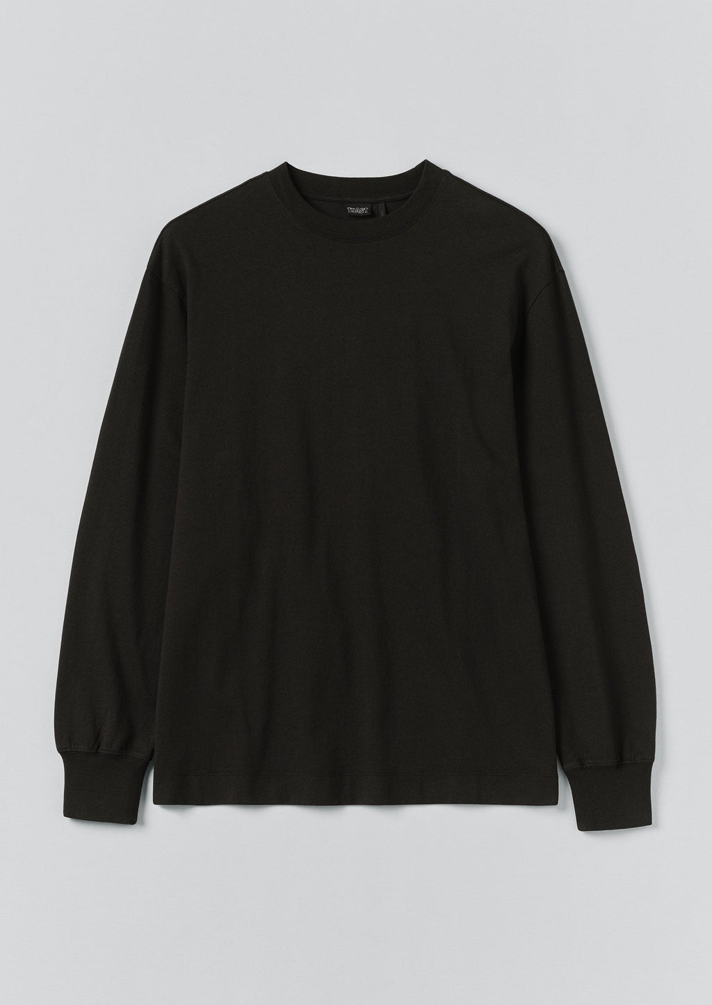 Long Sleeve Crew Neck Tee | Dark Charcoal