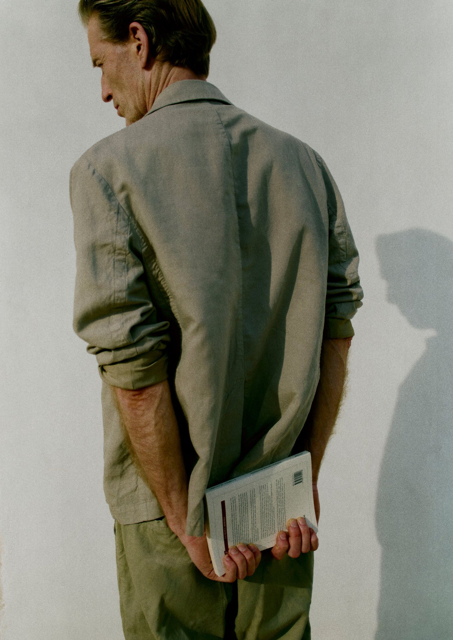 High Break Cotton Linen Blazer | Salt