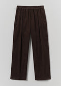 Organic Cord Lounge Trousers | Bitter Chocolate