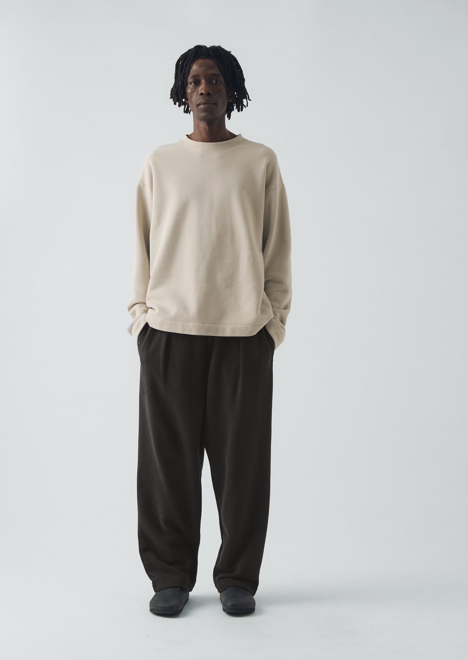Loopback Jersey Sweatshirt | Oat Grey