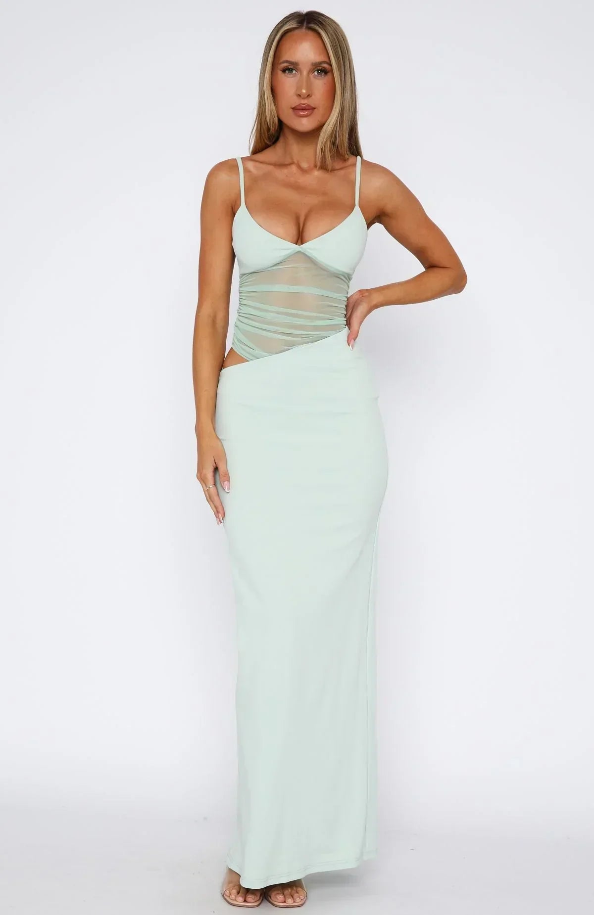 Luna | Blush Maxi Dress