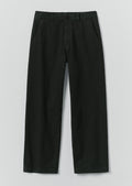 Rory Overdyed Micro Houndstooth Cotton Trousers | Oil Green
