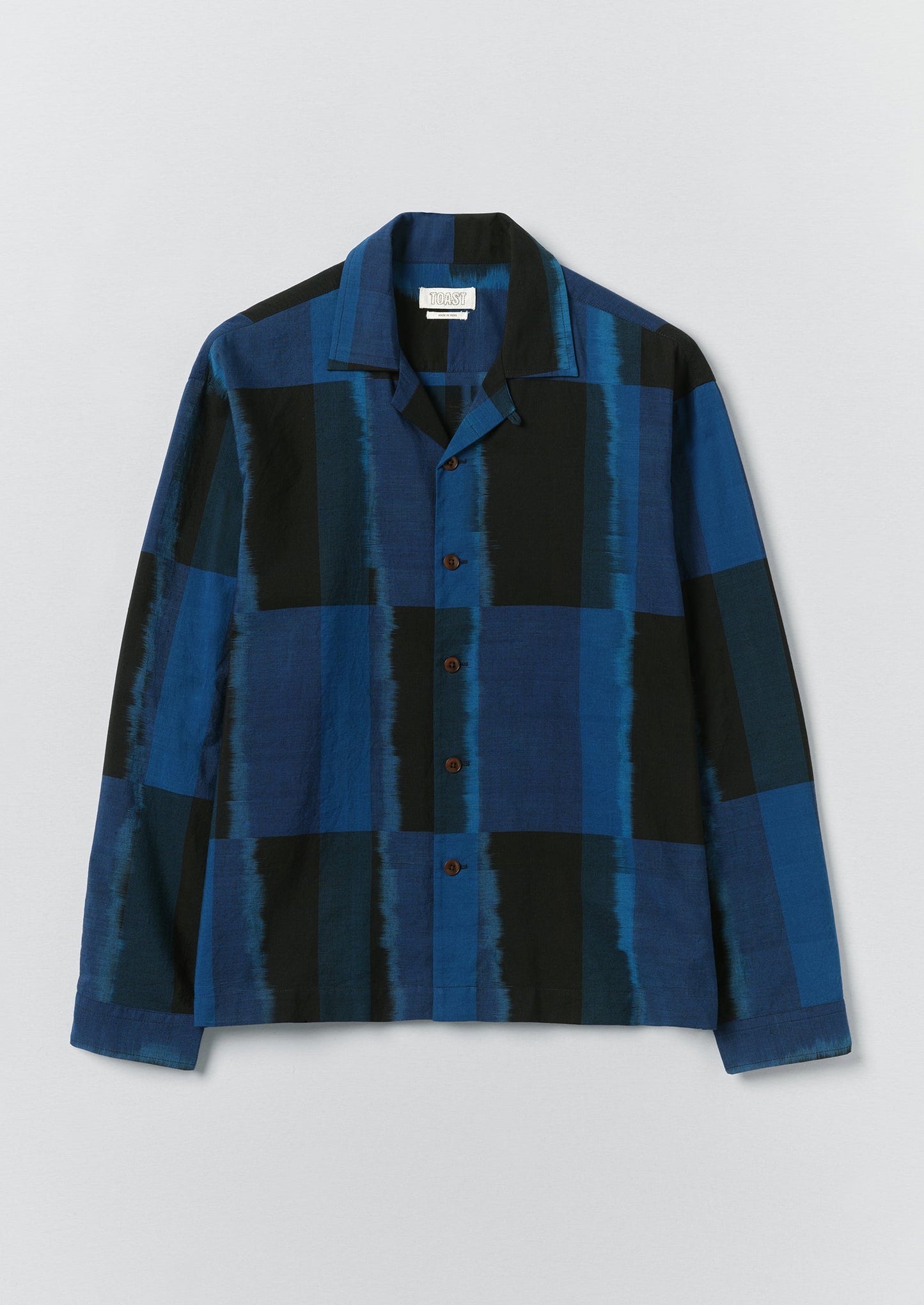 Sobremesa Cotton Ikat Shirt | Bright Blue