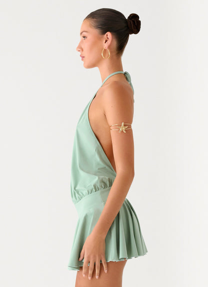 Mable Mini Dress - Green