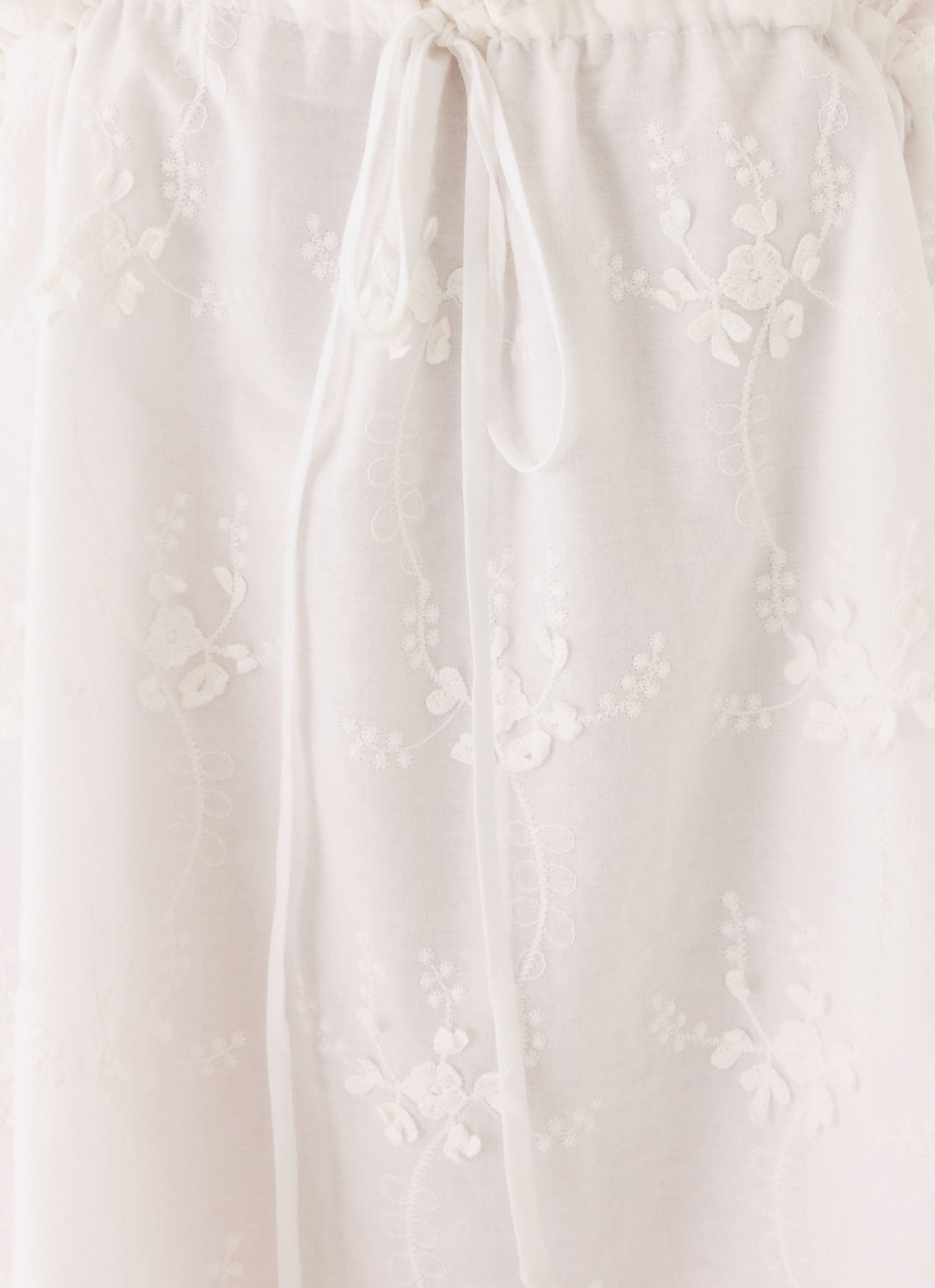 Mianna Cotton Mini Dress - White
