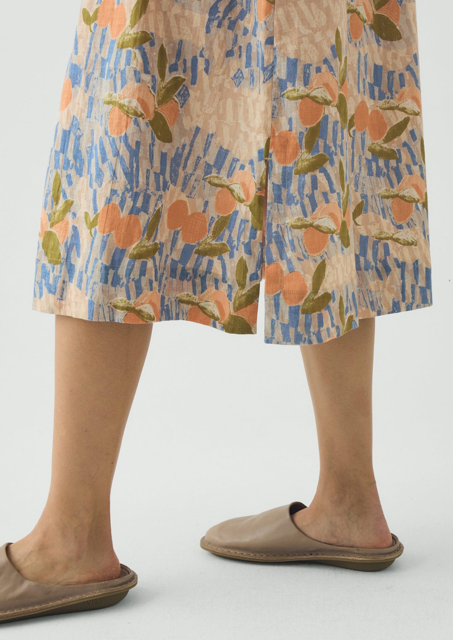 Picnic Print Cotton Nightdress | Ecru/Multi