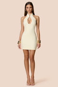 Nookie Harmony Mini Dress - Pale Lemon