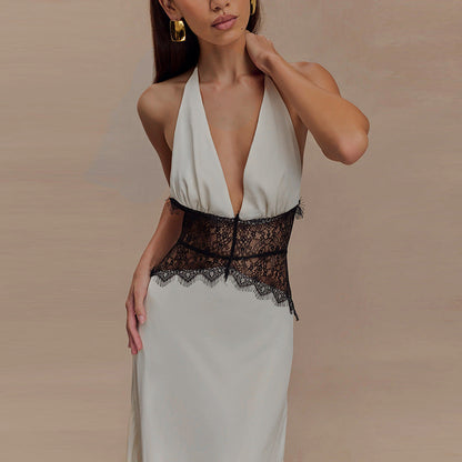 Livette - Satin Maxi Dress