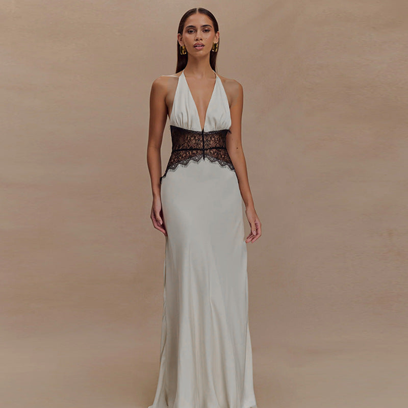 Livette - Satin Maxi Dress