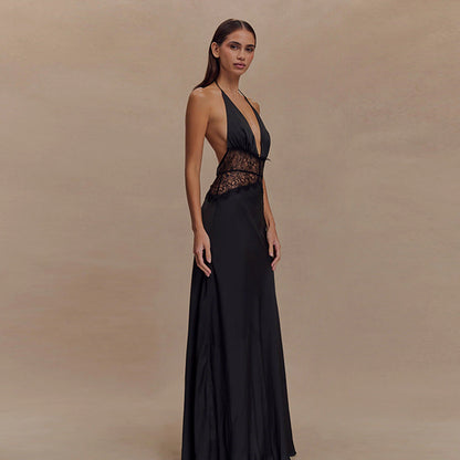 Livette - Satin Maxi Dress