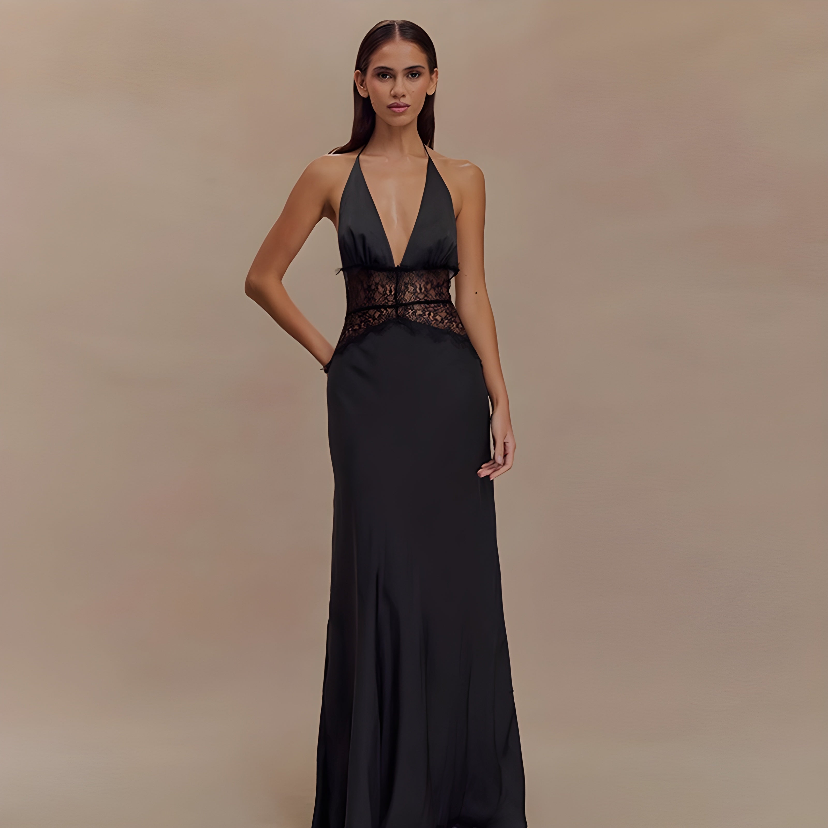 Livette - Satin Maxi Dress