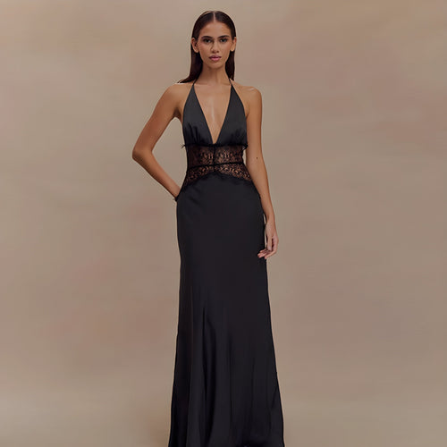 Livette - Satin Maxi Dress