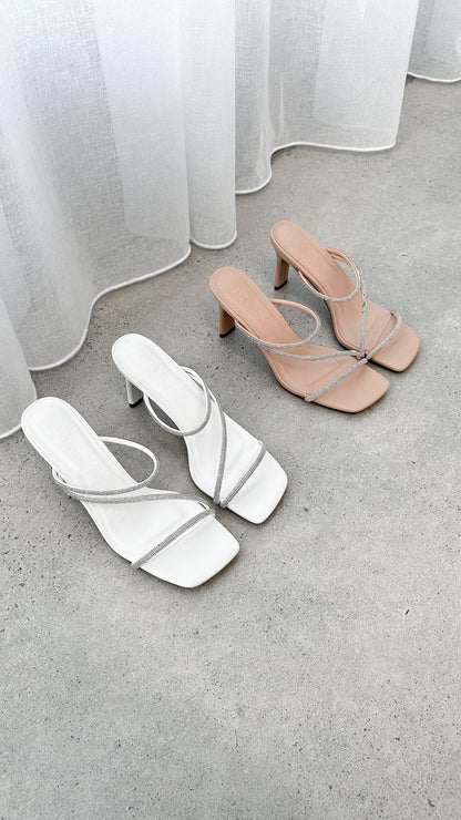 Femi Heels - White