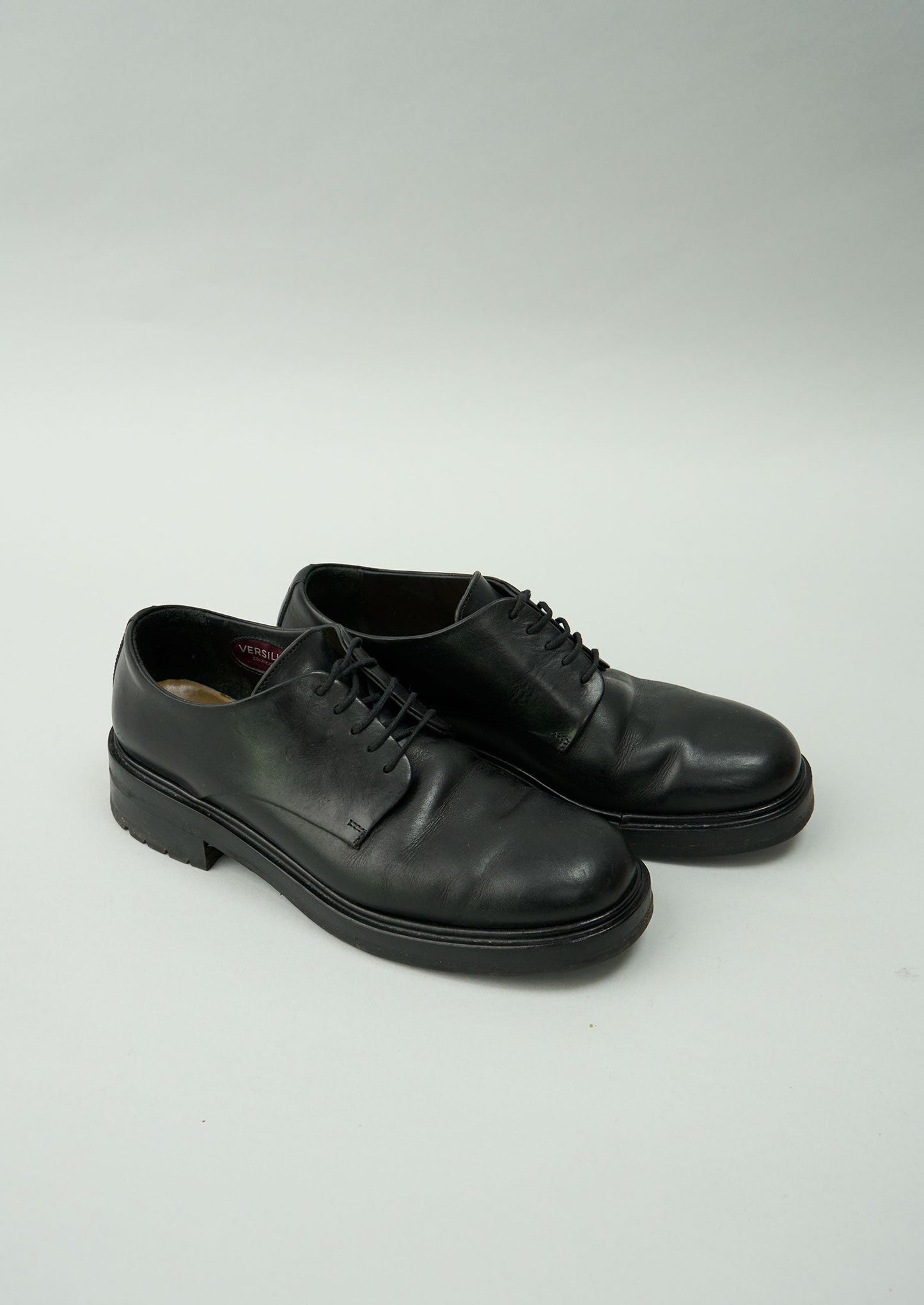 Reworn Sturlini Leather Derby Shoes Size 40 (588) | Black