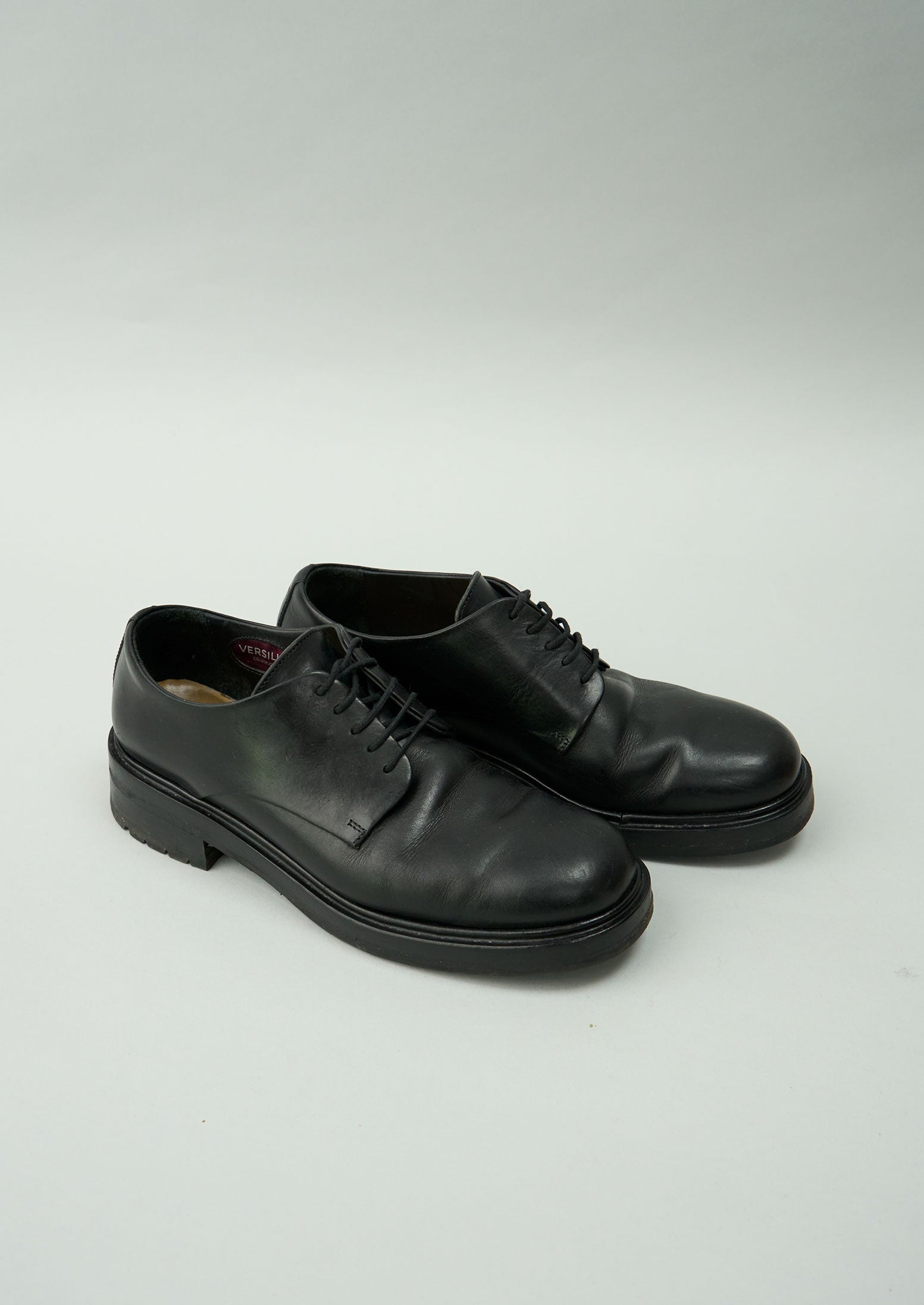 Reworn Sturlini Leather Derby Shoes Size 40 (588) | Black