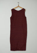 Reworn Ikat Colum Dress Size 14 (1851) | Multi