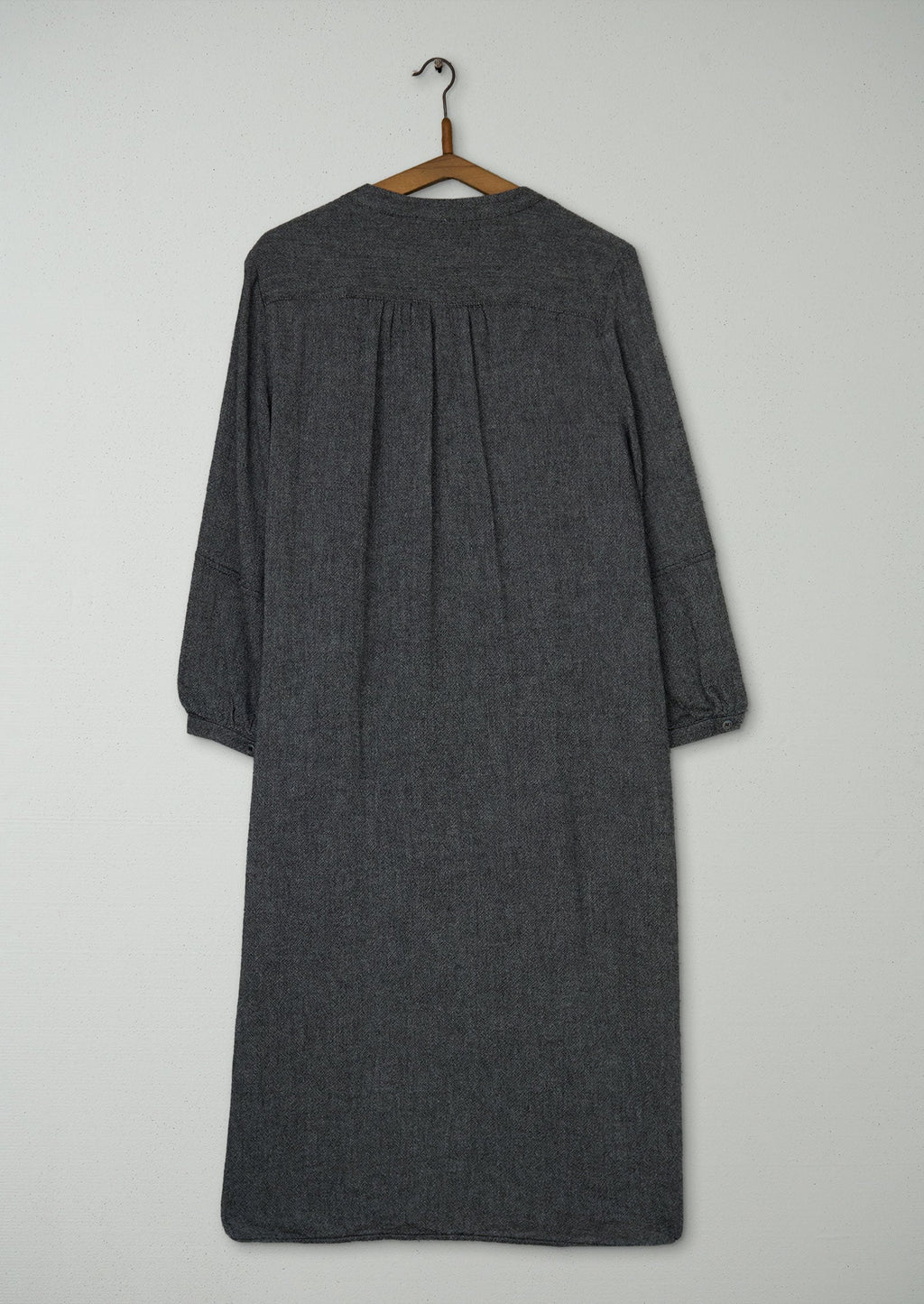Reworn Emma Shirt Dress Size 12 (1869) | Charcoal