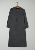 Reworn Emma Shirt Dress Size 12 (1869) | Charcoal