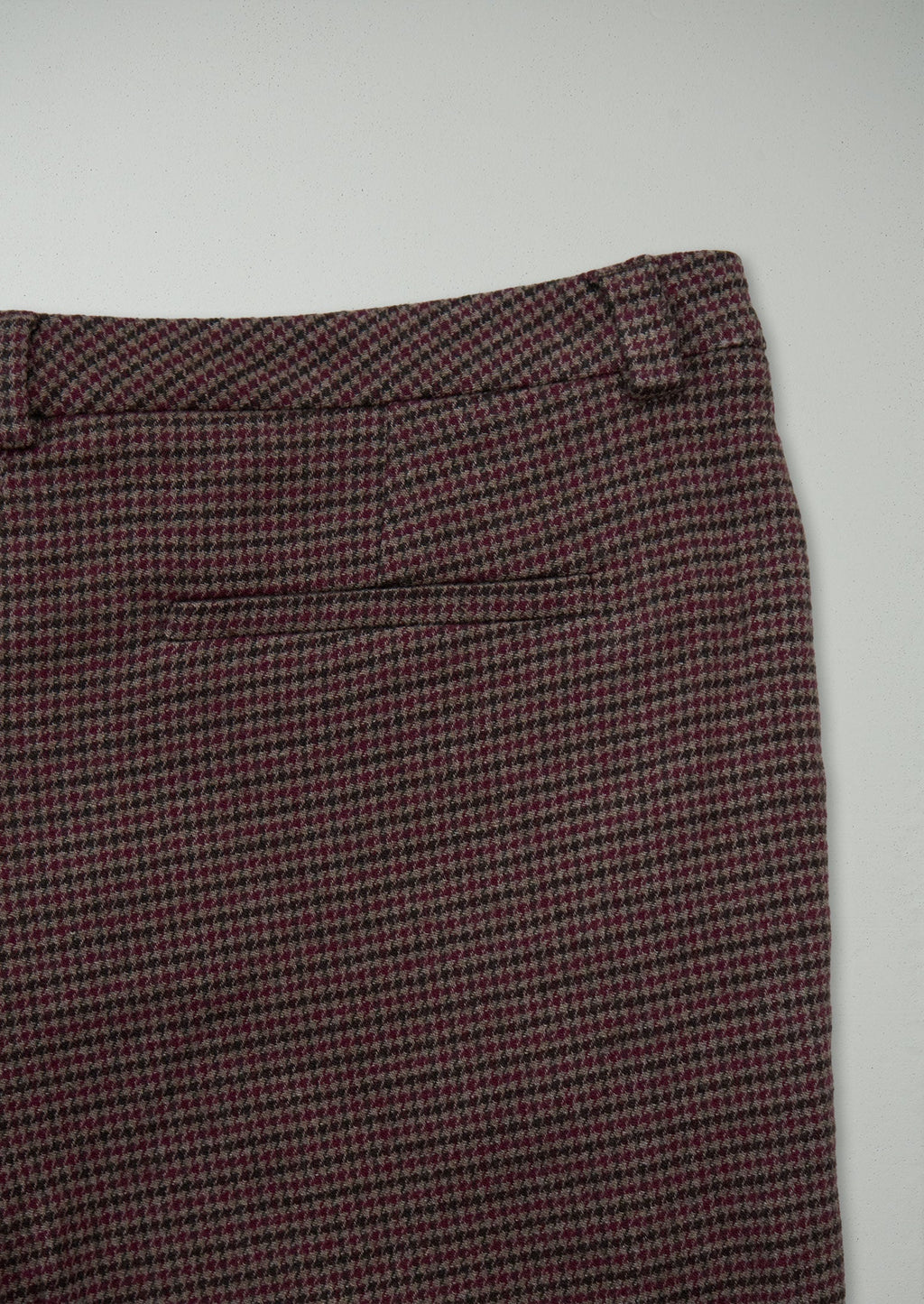 Reworn Check Cigarette Trousers Size 14 (768) | Multi